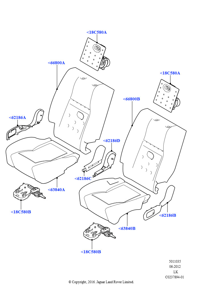 Схема - VALANCE - SEAT CUSHION
