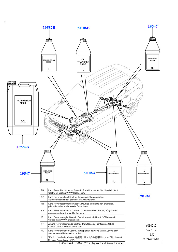 Схема - Жидкость гидроусилителя + антикрена 1L