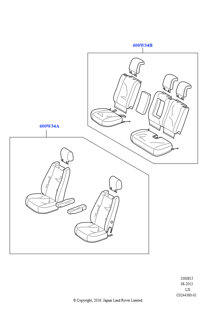 Схема - COVER - SEAT PROTECTION