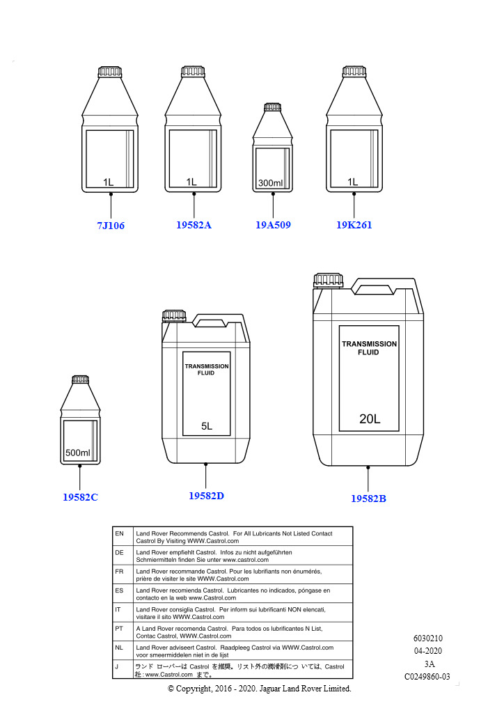 Схема - Масло ATF 8HP (фасовка 1 литр)