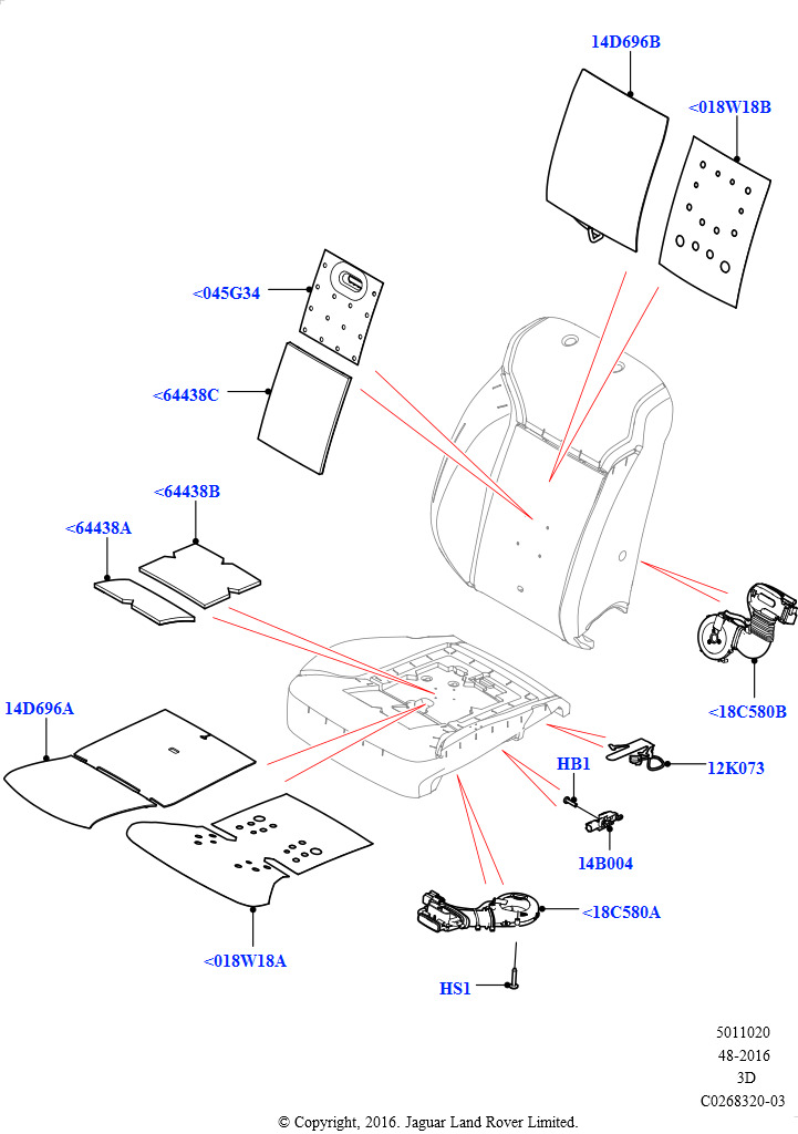 Схема - FILLER - SEAT INSERT