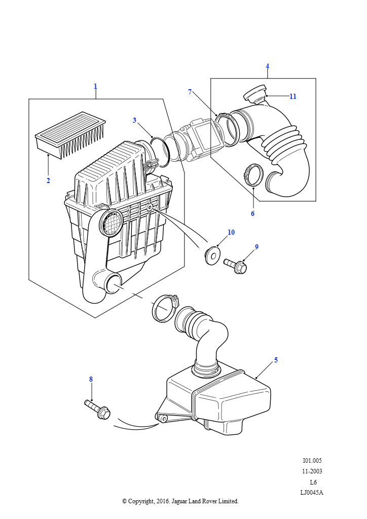 Схема - Клапан вентиляции D2 TD5
