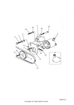 Насос системы рулевого управления с усилителем - Gemmer (2,25 л 4 цил. L/R бензин)