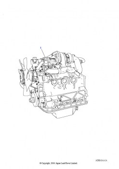 Двигатель в комплекте (2.5L I4 200 TDi L/R, 5-скоростная механическая трансмиссия, Без каталитического нейтрализатора)