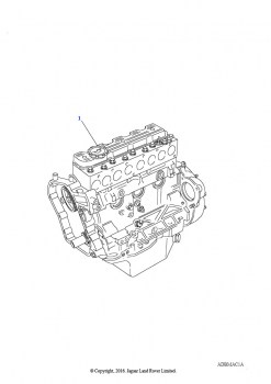 Двигатель разобранный (2.5L I4 200 TDi L/R, 5-скоростная механическая трансмиссия, Без каталитического нейтрализатора)