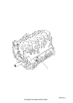 Двигатель короткий (2.5L I4 200 TDi L/R, 5-скоростная механическая трансмиссия, Без каталитического нейтрализатора)