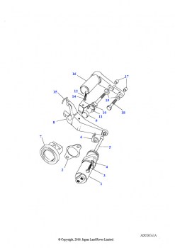 Механизм выключения сцепления (V8, Механическая коробка передач)