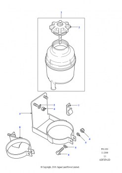 Резервуар рулевого усилителя - пластиковый (С усилителем рулевого управления)