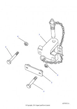 Оборудование для буксирного устройства - сцепная скоба - по (V) WA159806
