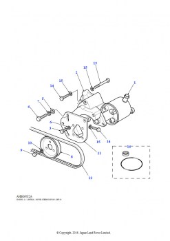 Насос системы рулевого управления с усилителем - Hobourn Eaton (2,5 л 4 цил. безнадд. L/R дизель)