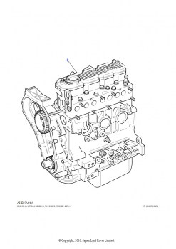 Двигатель разобранный (2,5 л рядный 4 цил. 300 TDi дизель турбо LR)