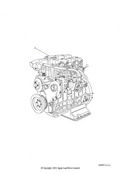 Двигатель в комплекте (2,5 л турбо дизель VM)