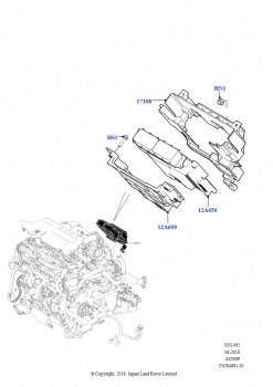 Модули и датчики двигателя (2,0 л I4 High DOHC AJ200, бензин, Изготовитель - Changsu (Китай), 2,0 л I4 Mid DOHC AJ200, бензин, Изготовитель - Changsu (Китай))