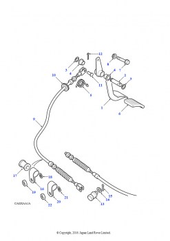 Педаль акселератора (V8, EFI, бензин, V8, сдвоенный карбюратор, бензин, 4 цил. TDi)