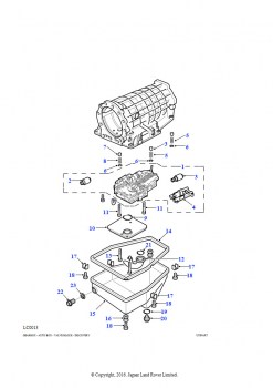 Картер, блок клапанов и соленоиды (Автоматическая коробка передач)