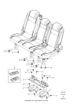 Крепление задних сидений