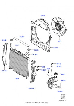 Радиатор/расшр.бачок для охл.жидк. (3,6 л V8 32V DOHC EFi дизель Lion)