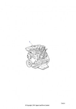 Двигатель в сборе (2,5 л 4 цил. VM турбо дизель)