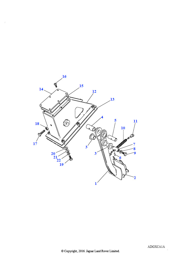 Схема - НАКЛАДКА ПЕДАЛИ