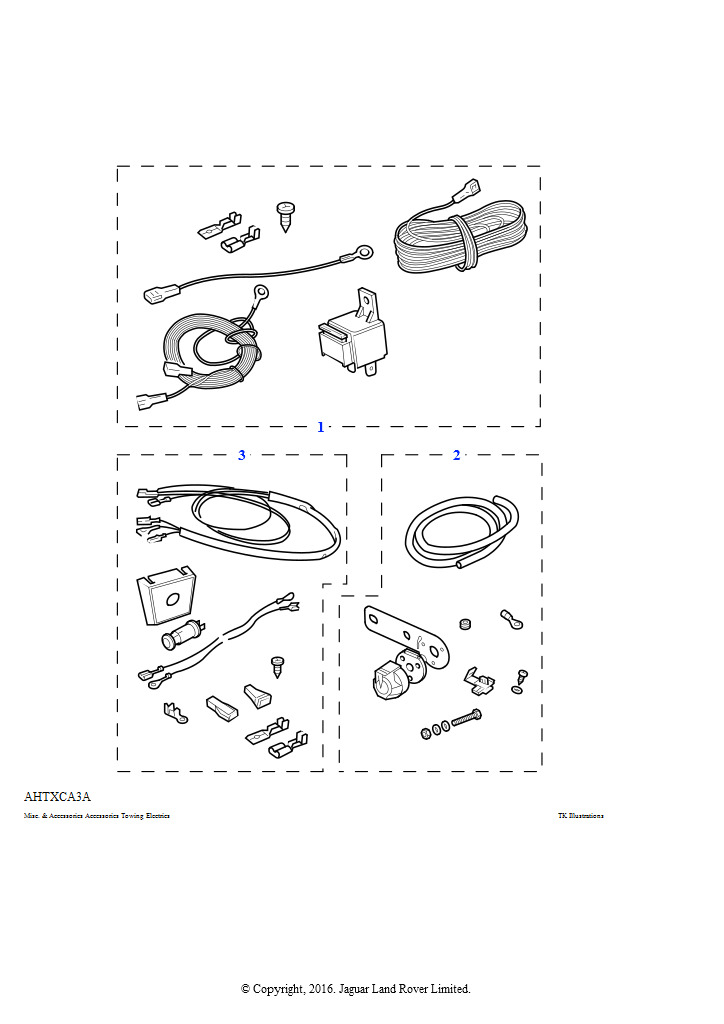 Схема - Разъем фаркопа
