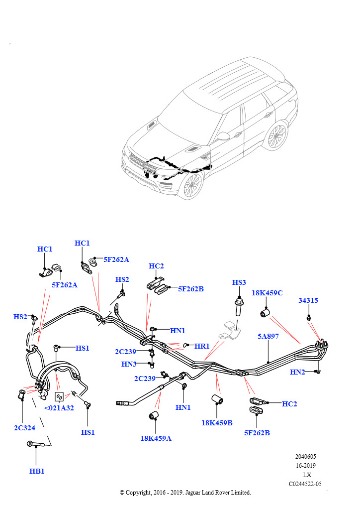 Схема - ШЕСТИГРАННАЯ ГАЙКА