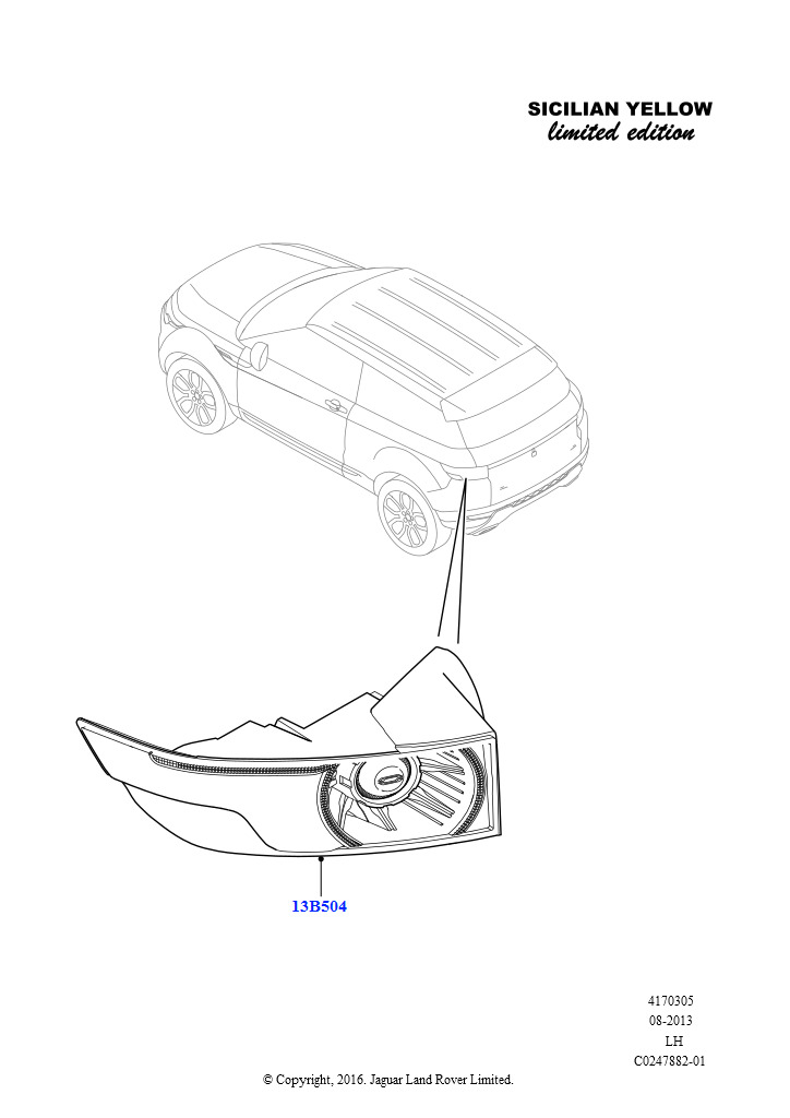Схема - ЗАДН. ФОН., СТ.-СИГН. И УКАЗ. ПОВ.