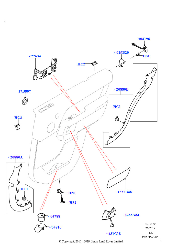 Схема - Клипса молдинга