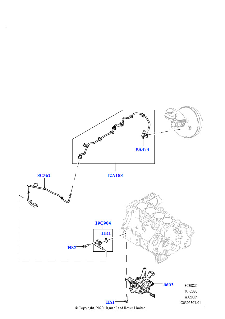 Схема - Насос масляный 2.0 D