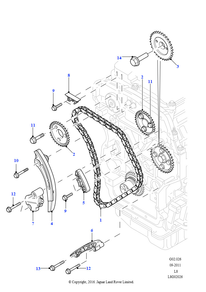 Схема - НАТЯЖИТЕЛЬ РЕМНЯ ГРМ