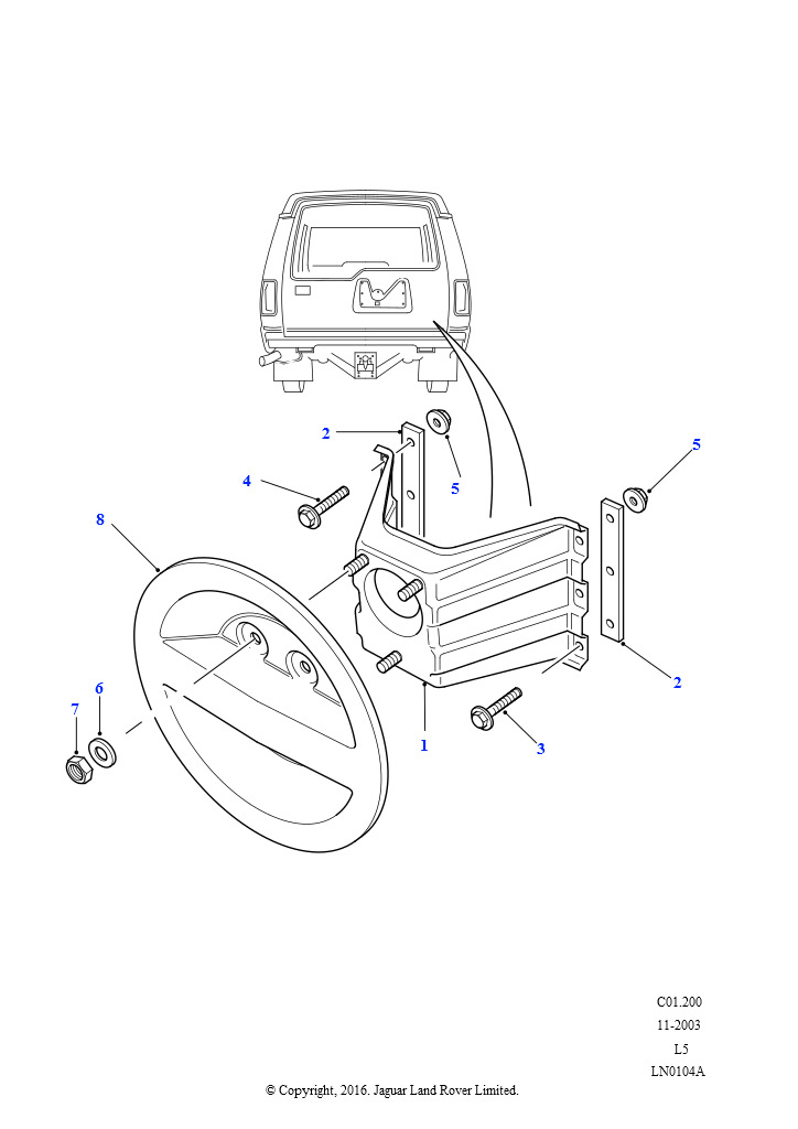 Схема - ШЕСТИГРАННАЯ ГАЙКА
