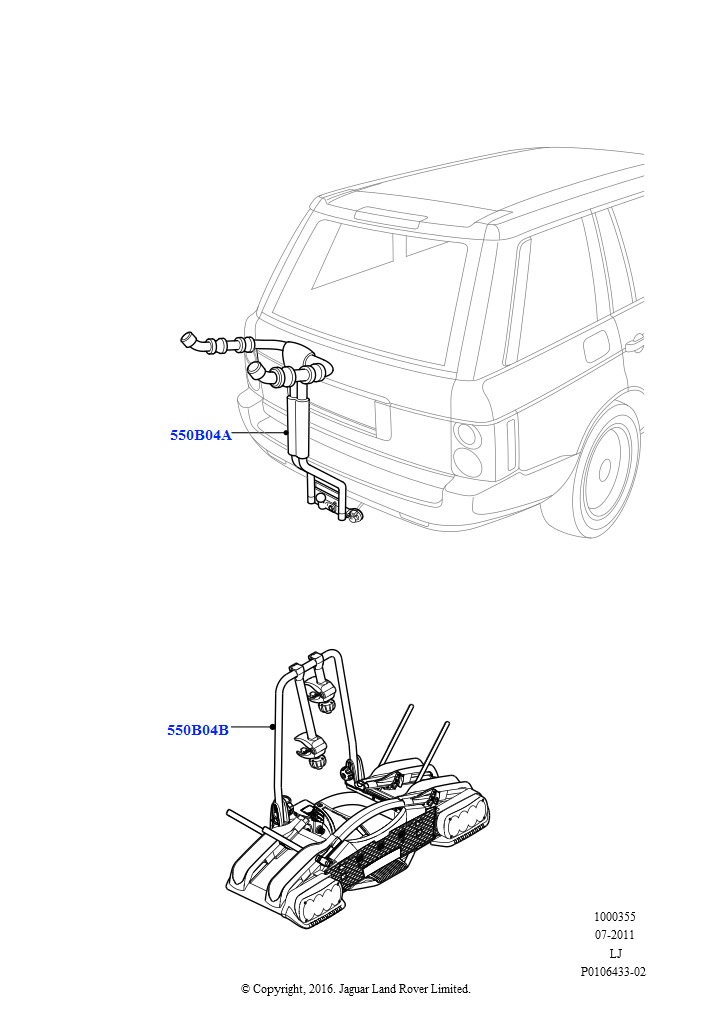 Каталог запчастей ленд ровер. Range Rover (GCAT) 2002-2009 предохранители.