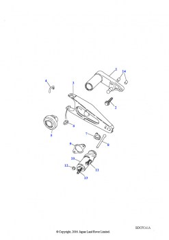 Механизм выключения сцепления (С дизельными двигателями, Механическая коробка передач, С дизельными двигателями, 5-скоростная)