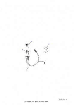Жгут проводов - лобовое стекло с подогревом - с (V) MA647645