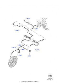 Главный цилиндр сцепления (2.2L CR DI 16V Дизельный, 6-ступенч.мех.кор.пер.-JLR M66 2WD, 2.2L CR DI 16V Дизельный, 6-ступенч.мех.коробка пер.)