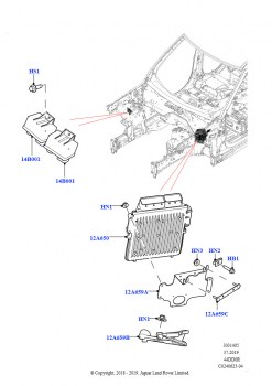 Модули и датчики двигателя (4.4L DOHC DITC V8 Diesel)