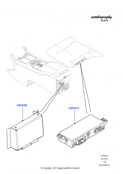 Модули и датчики автомобиля (Задняя консоль, Складные столики в консоли)