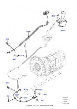 Перекл.пер.-Автомат.кор.пер. (8-ступенчатая АКПП ZF 8HP45)