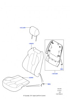 Обивка передних сидений (Perf Windsor, Изготовитель - Changsu (Китай), Сиденье - стандартное)