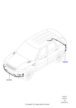 Электропроводка кузова и задка (Демпфер, Версия SVR, Комплект SVR-Special Vehicle Racing)