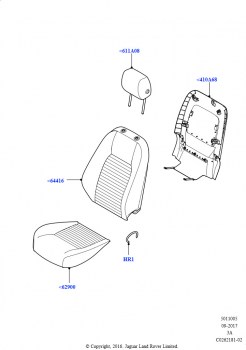 Обивка передних сидений (Кожа/замша, Изготовитель - Changsu (Китай))