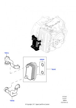Системы охлаждения коробки передач (2,0 л I4 Mid DOHC AJ200, бензин, 9-ступенчат.автоматич. AWD, Активное предупреждение КПП, 2,0 л I4 High DOHC AJ200, бензин, 9-ступенчат.автомати