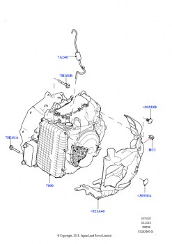 АКПП в сборе и привод спидометра (2,0 л I4 Mid DOHC AJ200, бензин, 9-ступенчат.автоматич. AWD, Изготовитель - Changsu (Китай))