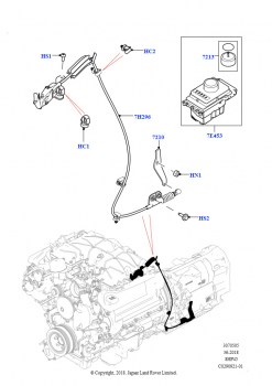 Перекл.пер.-Автомат.кор.пер. (Сборка на заводе в г. Нитра, 3.0L DOHC GDI SC V6 БЕНЗИНОВЫЙ, 8-ступенчатая АКПП ZF 8HP45, 2,0 л I4 DSL MID DOHC AJ200, 8-ступенчатая АКПП ZF 8HP45)