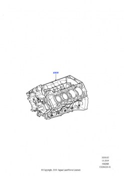 Сервисн.двиг.и неукомпл.блок цил. (5.0L P AJ133 DOHC CDA S/C Enhanced)