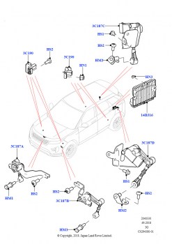 Датчики высоты и адаптивная система подвески (Сборочный завод Хэйлвуд)
