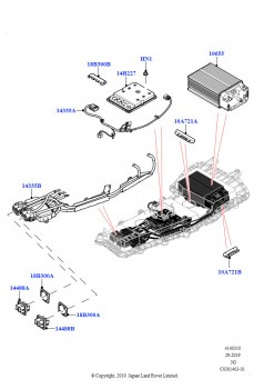 Гибридные электрические модули (Зарядные кабели и крепежи гибридного автомобиля MHEV, Изготовитель - Changsu (Китай), Аккумуляторная батарея для электромотора — MHEV)