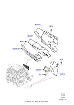 Модули и датчики двигателя (2.0L AJ20D4 Diesel Mid NFE, Страна изготовления — Бразилия)