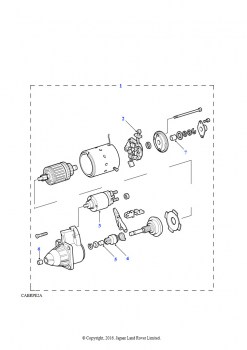 Мотор стартера Bosch (V8, EFI, бензин)