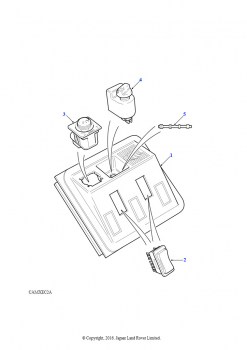 Консоль передняя