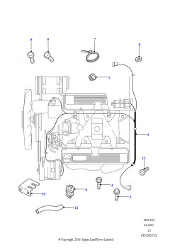 Жгут проводов - двигатель (V8, EFI, бензин)